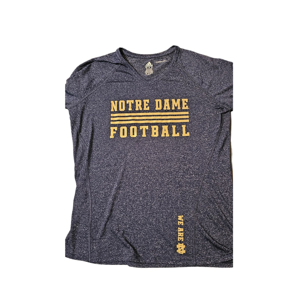 Adidias Climalite Notre Dame football women's size medium‎ shirt